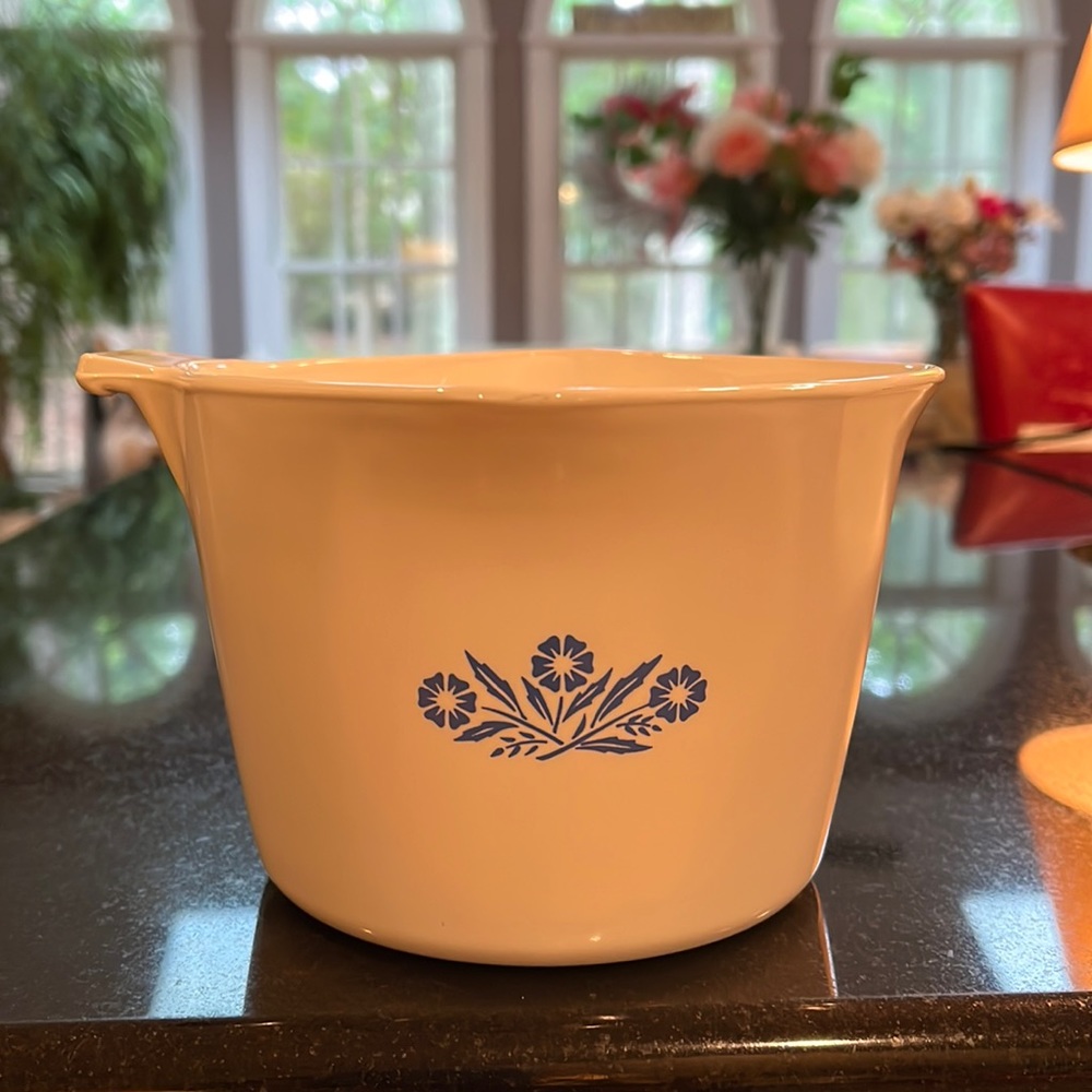 1 Qt Sauce Maker "Cornflower Blue" by CORNING (No Glass Lid)